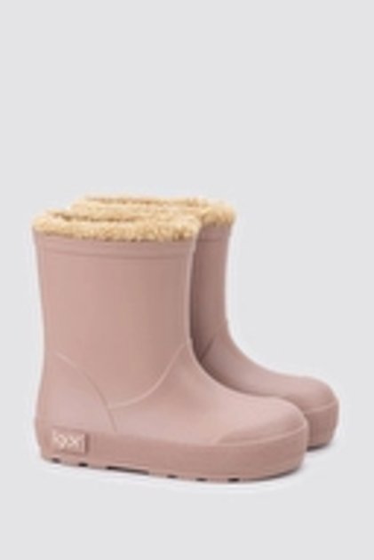 Yogi Borreguito İçi Kürklü Unisex Çocuk Yağmur Çizmesi Gül Kurusu