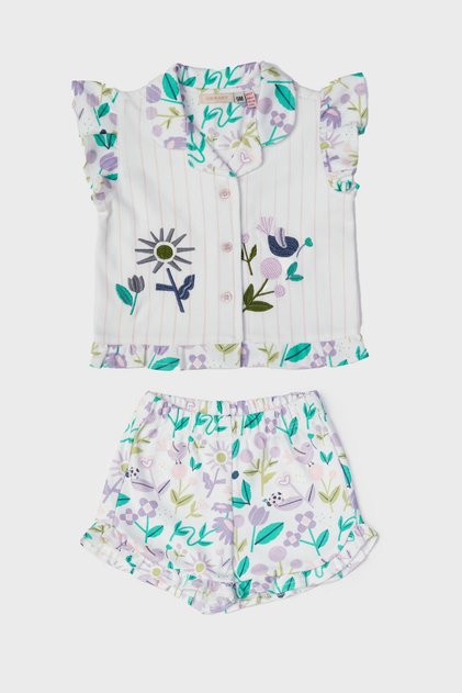 BG Store Kız Bebek Desenli Pijama Takımı