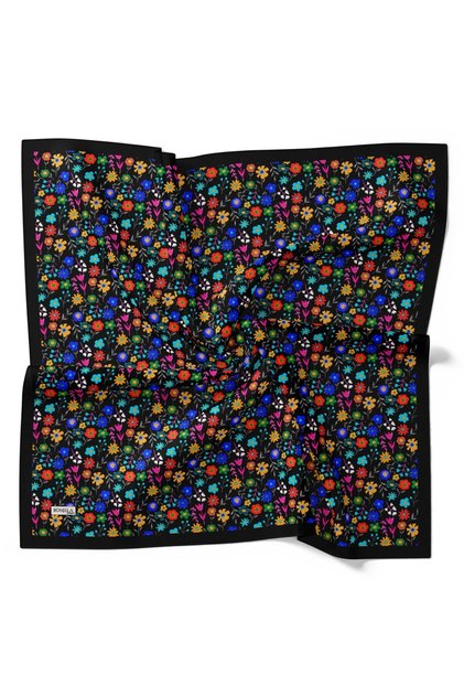 Thin Cotton Geometric Pattern Sport Scarf