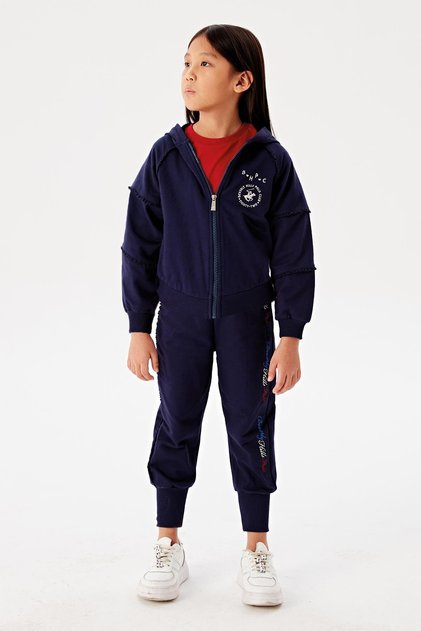 BG Store Kız Çocuk Lacivert Eşofman Üstü