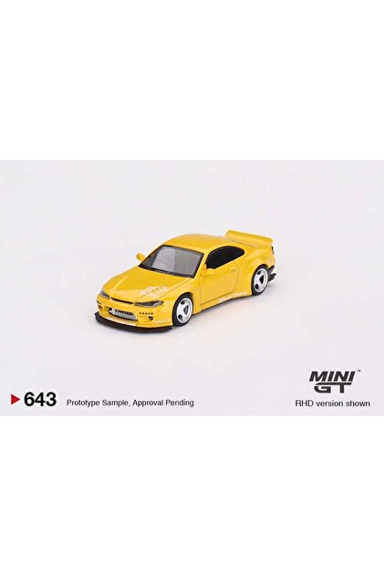mini gt 1/64 Nissan Silvia (S15) Rocket Bunny Bronze Yellow