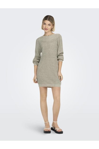 Jdywhitney Megan L/S Boat Dress Knt Noos 15234103 Cement