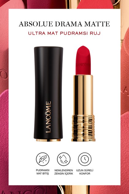 L'Absolu Rouge Drama Matte Ultra Mat Ruj 160 3614274187977