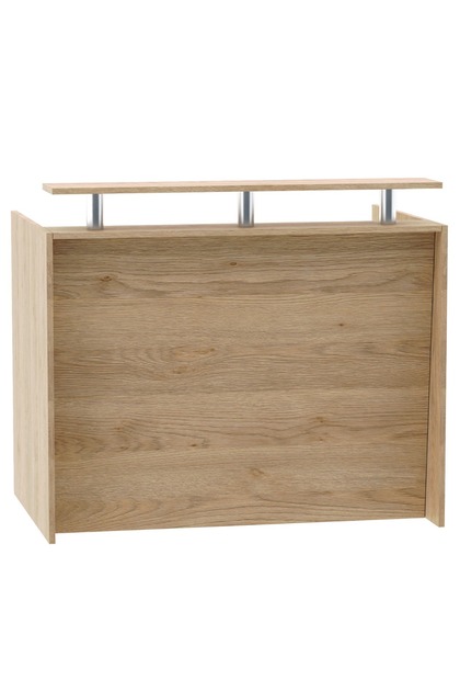 R06 Sand Gladstone Office Reception Desk - 120cm