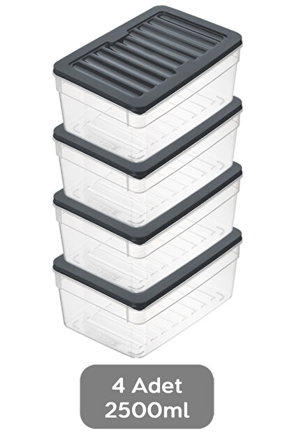 Meleni Home 4'lü Derin Buzdolabı Organizer Set Düzenleyici Saklama