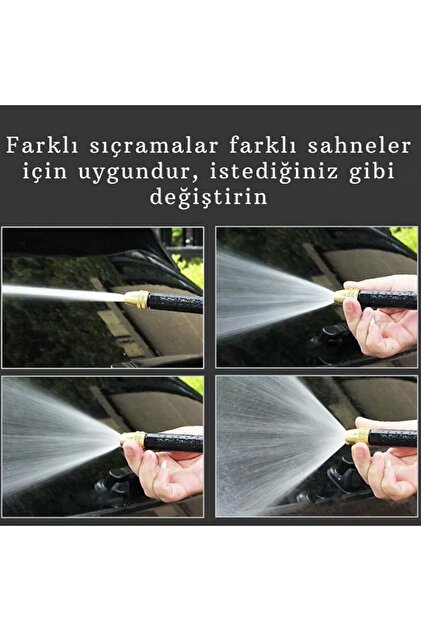 TechTic Yüksek Basınçlı Ayarlanabilir Köpük Hazneli Su Tabancası