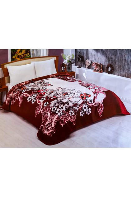 Mink Blanket Lacasa 1091 Brown Double