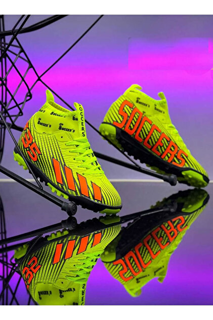 AlbiShoes Çocuk Genç Erkek Soccer F35 Dişsiz Çim Krampon Halısaha