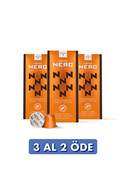 Caffé Nero Kapsül Kahve Colombia Single Origin 3 Kutu (30 KAPSÜL