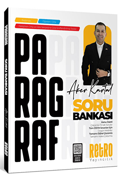 2026 Tüm Sınavlar Için Paragraf Soru Bankası ( Tyt Kpss Dgs Ales Msü ) Video Çözümlü Retro Yayınları