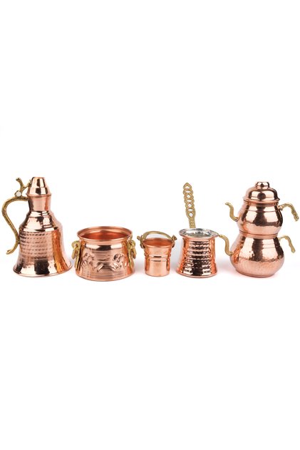 BAKIR DEKORATİF BİBLO SET N4