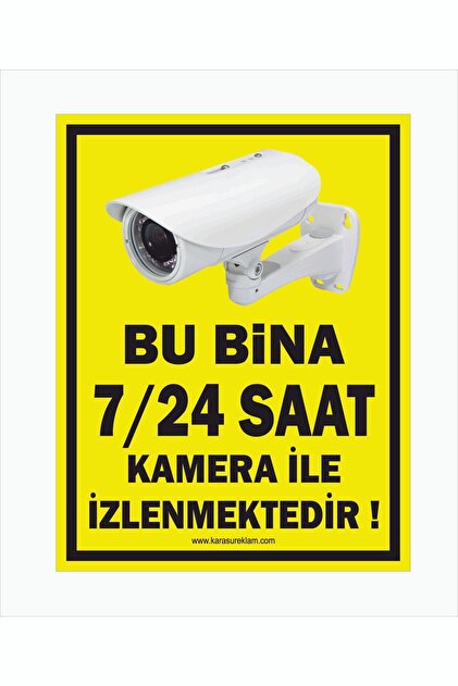 zafrakreklam Bina 7/24 Saat Kamera Ile Izlenmektedir Güvenlik