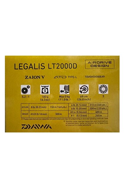 DAIWA Legalis 23 LT 2000 D LRF Olta Makinesi - Fiyatı, Yorumları