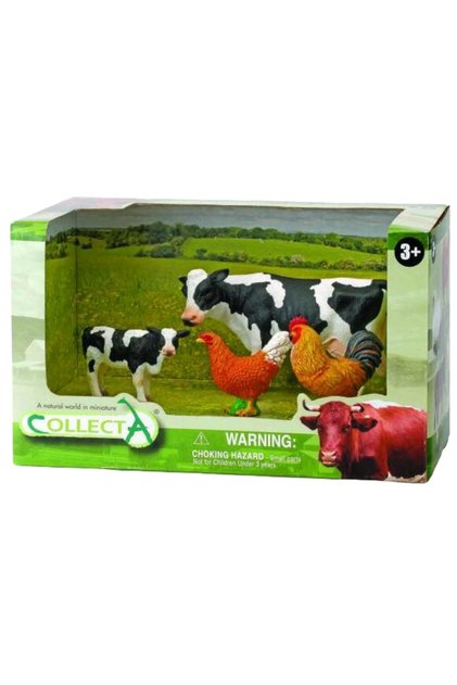 Set De 4 Figurine Pictate Manual Ferma