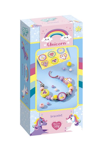 Mini set creativ DIY brățară cu unicorn