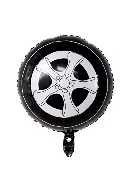 Racing Cars Themed Wheel Foil Balloon 45 cm