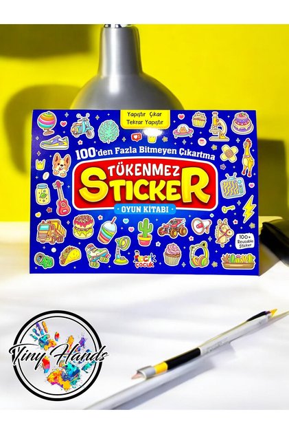Non-Exhaustable Sticker Game Activity Book (100+ Reusable Stickers) Non-Exhaustable Sticker Book
