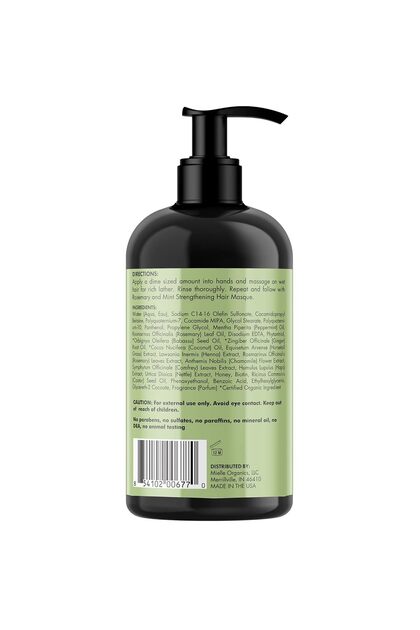 MIELLE Biberiye ve Nane Güçlendirici Şampuan Rosemary Mint