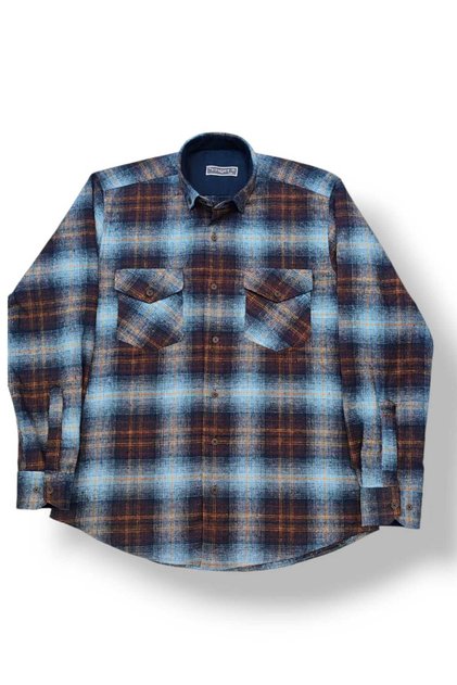 Classic Cut Double Pocket Cover Thick Griller Wool Dad Shirt[Top Quality Product]
