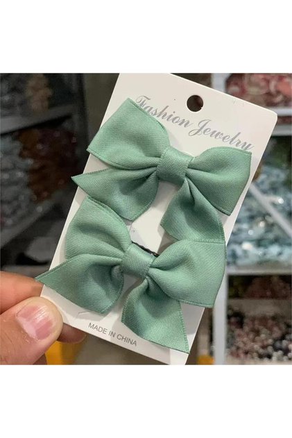 So Much 2 Piece Collet Satin Bow Buckle Set
