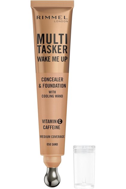 Multi-Tasker Wake Me Up Concealer & Foundation - 50 - Sand, 20ml