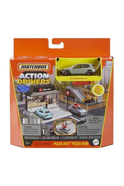 Matchbox Oyuncak Aksiyon Sürücüleri Otobüs Durağı Oyun Seti Veya