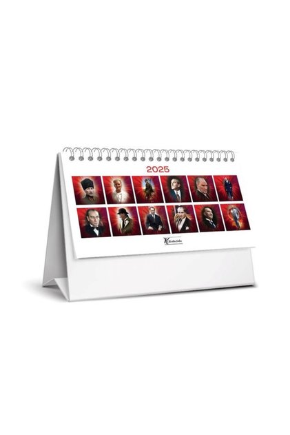 Επιτραπέζιο ημερολόγιο Sharp Color Triangle από χαρτόνι Atatürk Mtk 820 2025 / Keskin Color