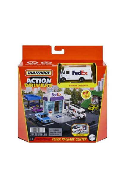 Matchbox Oyuncak Aksiyon Sürücüleri Otobüs Durağı Oyun Seti Veya