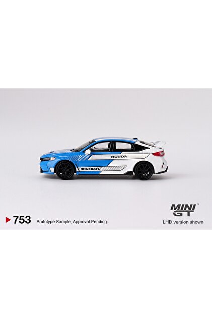 mini gt Honda Civic Type R 1/64 Ölçek Mini GT Diecast Metal Araba