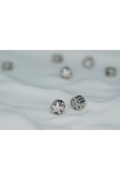 Stone Star Stainless Steel Charm