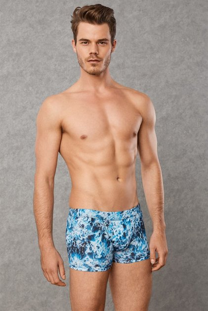 Men's Modal Boxers - Multicolored, Printed, Bagged, Regular Leg 1805
