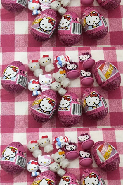 アルビ　Hello Kitty クールポット ２個セット Zaini Hello Kitty Çikolatalı Sürpriz Yumurta 24 Adet - Fiyatı