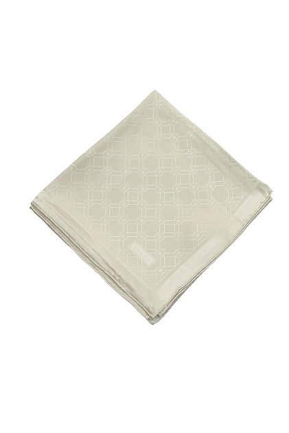 Jacquard Silk Scarf - New Hologram - Cream