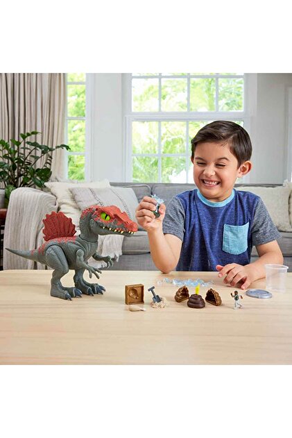 Mattel Jura ssıc Wor l d Crushıvores Spinosaurus Cage Crashera