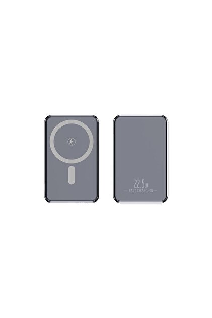 Sunix 5000 Mah 15w Manyetik Wireless Powerbank Siyah Pb-54