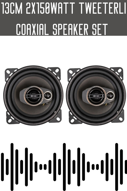 Rose RST-130 13CM TWEETERLI COAXIAL 2x150WATT YUVARLAK TAKIM