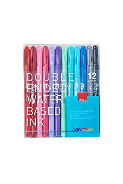 Dong A MY COLOR 2 ÇİFT TARAFLI KEÇELİ 12 RENK SET - Fiyatı, Yorumları