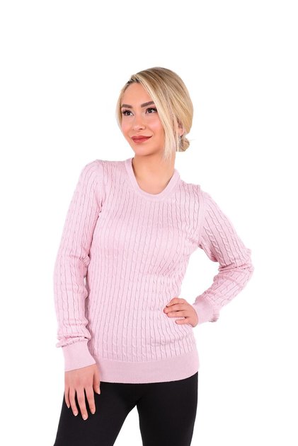 Cycling Collar Hair Knitted Sweater