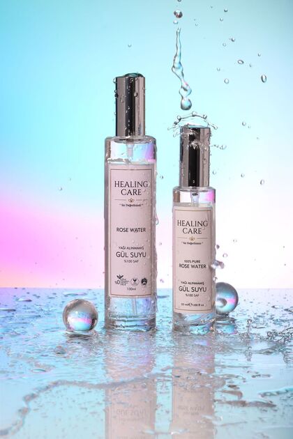 Saf Gül Suyu Gözenek Sıkılaştırıcı Aydınlatıcı Ve Arındırıcı Tonik %100 Doğal 100 ml 50 ml