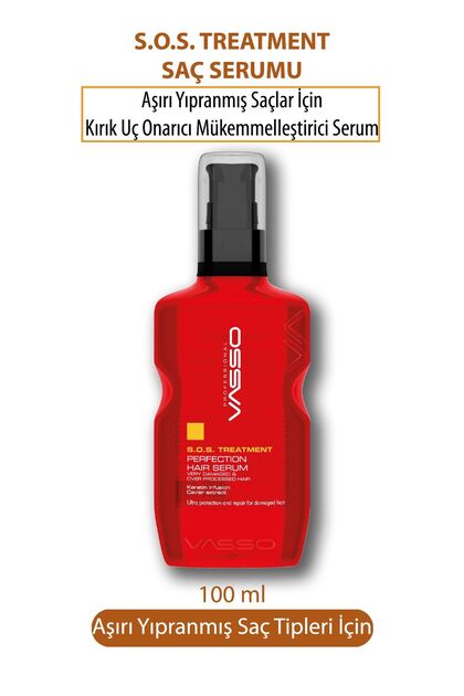Aşırı Yıpranmış Saçlar Için Keratinli Acil Kurtarma Kırık Uç Onarıcı Serum -hair Serum 100 ml