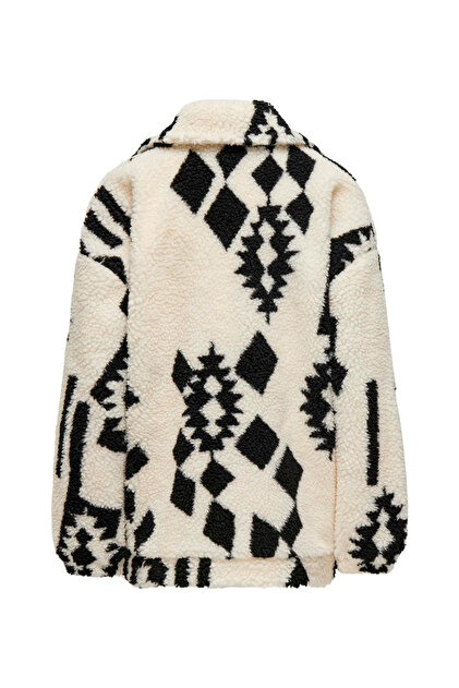 ONLY Kırık Beyaz Kadın Mont ONLPOP TEDDY JACKET OTW - Fiyatı
