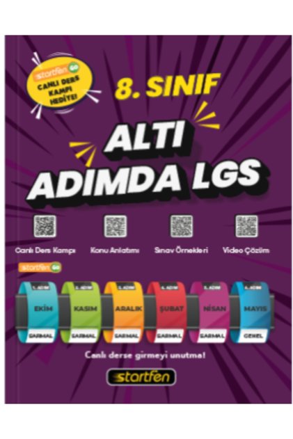 Yayınları 8. Sınıf Altı Adımda LGS Hibrit Denemeler
