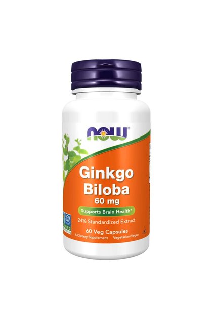 Ginkgo Biloba, 60 Veggie Capsules, 60 mg