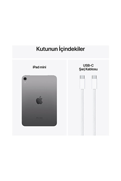 iPad本体 iPad mini7 Wi-Fi 256GB Apple MXNA3TU/A iPad Mini 7 256 GB Wifi Tablet Uzay Grisi - Fiyatı