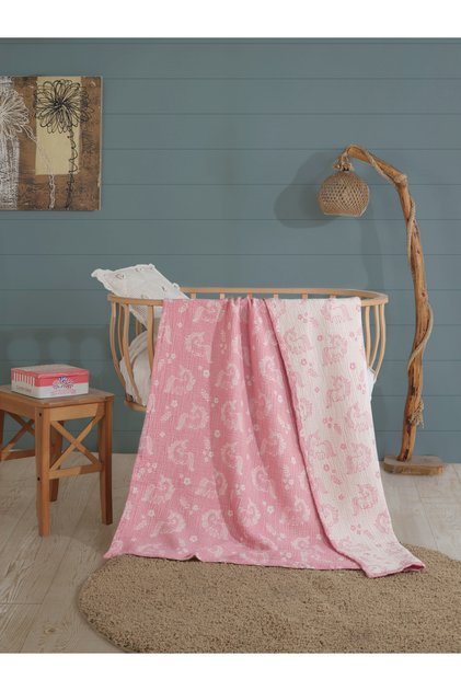 100% Cotton 4 Layer Muslin 100X120 cm Baby Bedding/ Swaddle Cover
