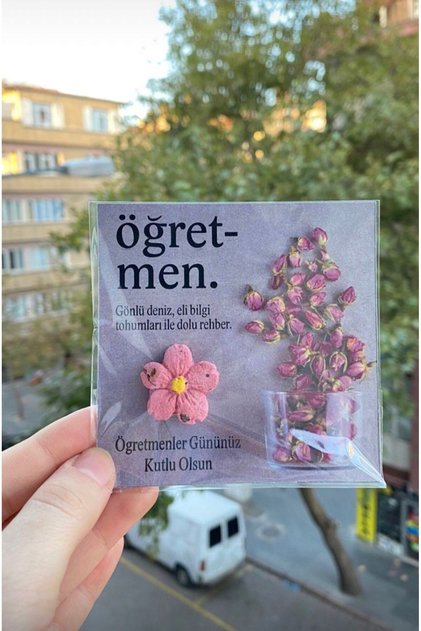 24 Kasım Öğretmenler Günü 25 Adet Tohumlu Kart