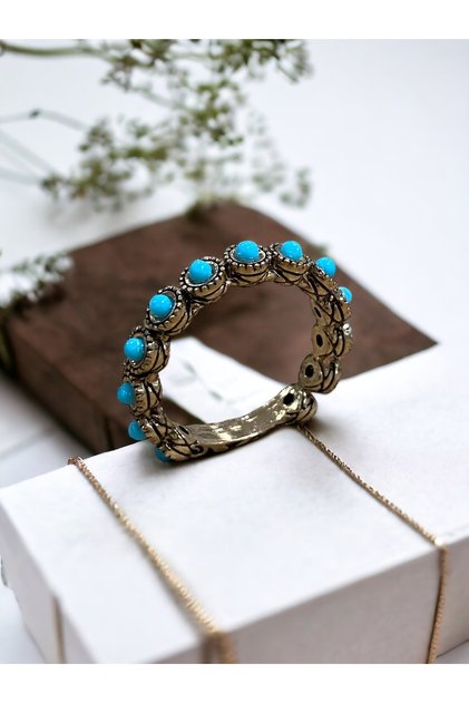 Turquoise Row Waterway Ring