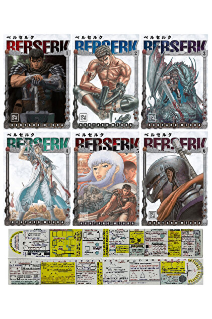 Destek Yayınları Berserk 1-2-3-4-5-6. Ciltler Manga Seti Kentaro