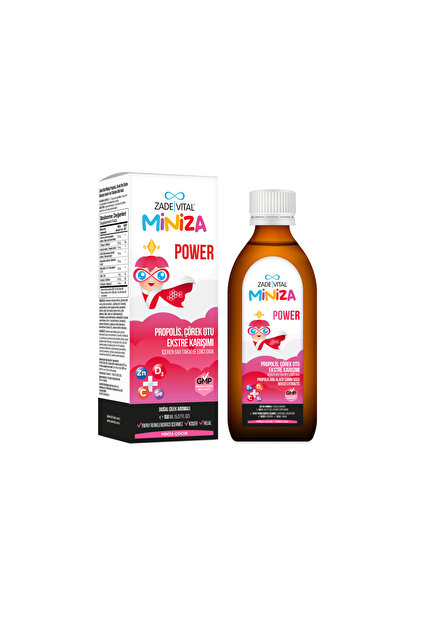 Zade Vital Miniza Çocuk Power Propolis, Çörek Otu ( 1 Kutu ) 150ml