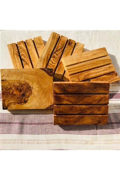 Handmade Olive Wood Soap Dish